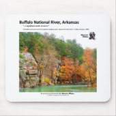 Büffel-nationaler Fluss II - Herbstfarben 2009 Mousepad (Vorne)