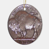 Büffel-Nickel Keramikornament (Links)