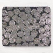 Büffel-Nickel Mousepad (Vorne)