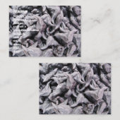 Büffel-Nüsse - Wasser Caltrop Visitenkarte (Vorne/Hinten)