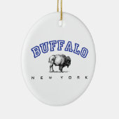 Büffel NY Keramikornament (Rechts)