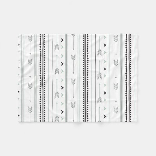 Büffel-Pfeil Fleecedecke (Vorderseite (Horizontal))