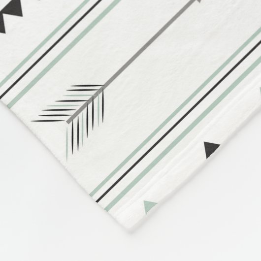 Büffel-Pfeil Fleecedecke (Ecke)