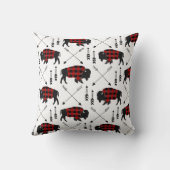 Büffel-Pfeile Kissen (Rückseite)