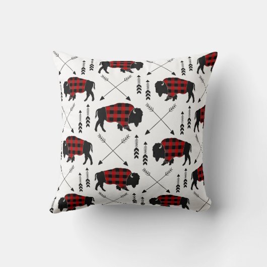 Büffel-Pfeile Kissen (Rückseite)