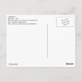 Büffel Postkarte (Rückseite)