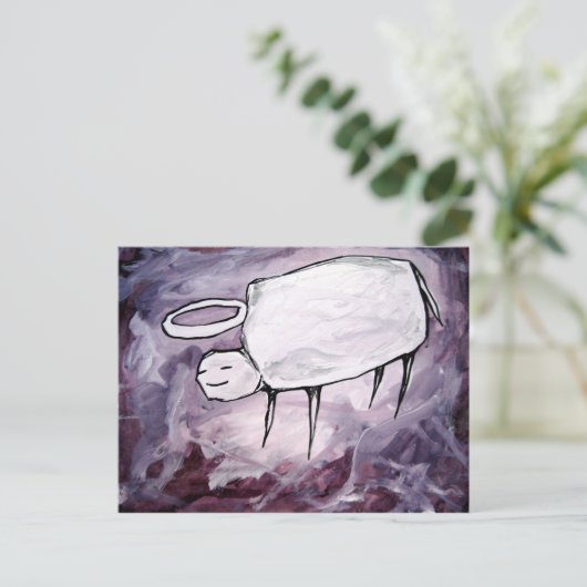 Büffel Postkarte (Stehend Vorderseite)