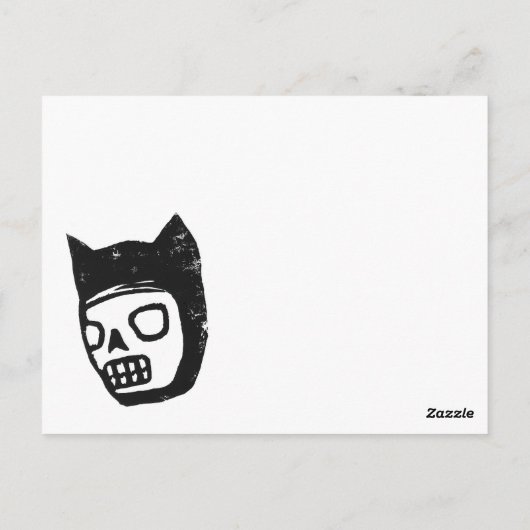 Büffel Postkarte (Rückseite)