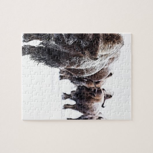 Büffel Puzzle (Horizontal)
