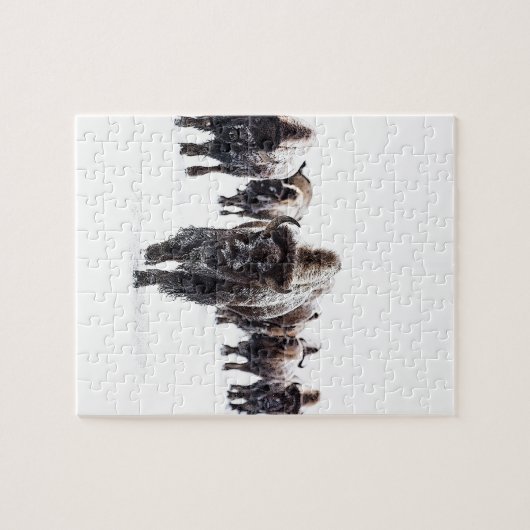Büffel Puzzle (Horizontal)