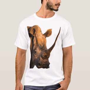 Büffel-Safari-T-Shirt – Baumwoll-Grafik T-Shirt