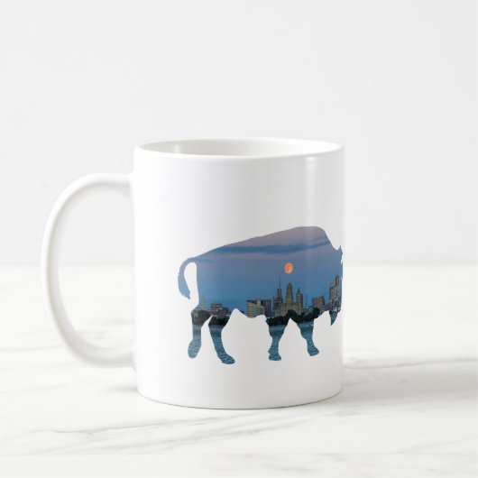 Büffel Skyline Tasse (Links)