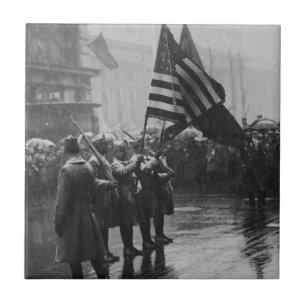 Büffel-Soldat-367. Infanterie-Afroamerikaner Fliese