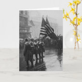 Büffel-Soldat-367. Infanterie-Afroamerikaner Karte (Gelbe Blume)