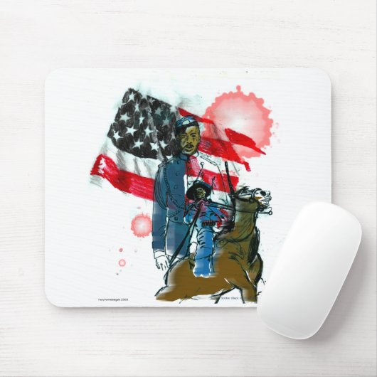 Büffel-Soldaten 08 Mousepad (Mit Mouse)