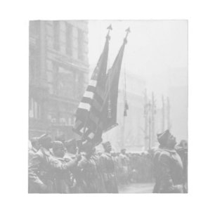 "Büffel-" Soldaten, die Farben - 1919 Notizblock