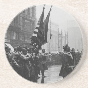 "Büffel-" Soldaten, die Farben - 1919 Untersetzer