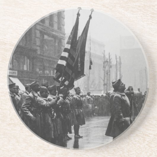 "Büffel-" Soldaten, die Farben - 1919 Untersetzer (Vorne)