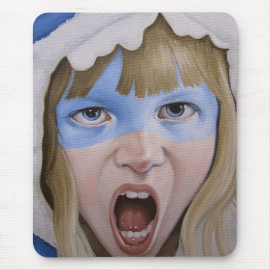 Büffel-Sonnenaufgang Mousepad (Vorne)