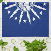 Büffel Stadtflagge vereinter Staat Amerika neue Yo Handtuch (Gefaltet)