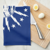 Büffel Stadtflagge vereinter Staat Amerika neue Yo Handtuch (Viertel Falte)