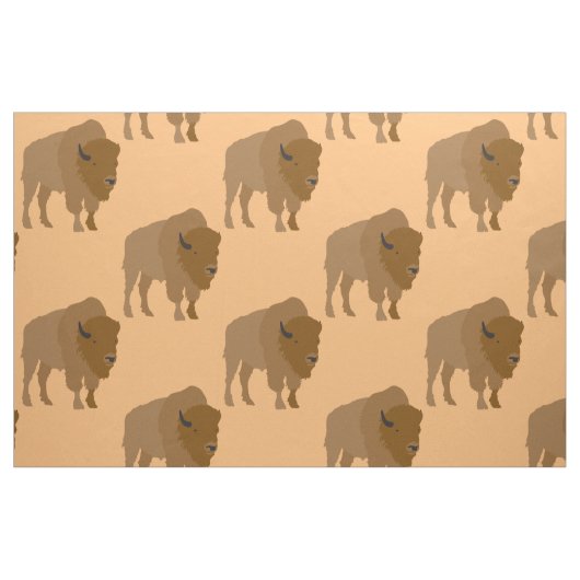 Büffel Stoff (Fat Quarter (45,7 x 55,9 cm))