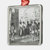 Büffel-Tanz bei Pueblo de Zuni Silbernes Ornament (Links)