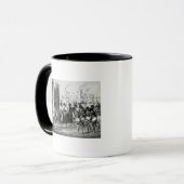 Büffel-Tanz bei Pueblo de Zuni Tasse (Vorderseite Links)