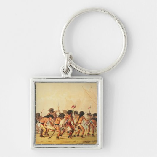 Büffel-Tanz, c.1832 Schlüsselanhänger (Vorne)