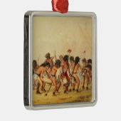 Büffel-Tanz, c.1832 Silbernes Ornament (Rechts)