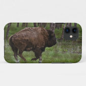 Büffel und Wald, Bison-Liebhaber Design Case-Mate iPhone Hülle (Rückseite (Horizontal))