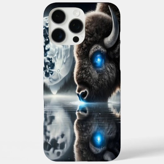 Büffel unter dem kosmischen Baldachin Case-Mate iPhone Hülle (Rückseite)