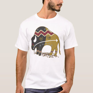 Büffel-Ureinwohner-T-Shirt T-Shirt