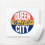 Büffel-Vintager Aufkleber Mousepad (Mit Mouse)