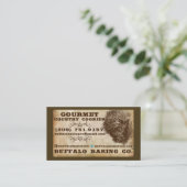 Büffel Visitenkarte (Stehend Vorderseite)