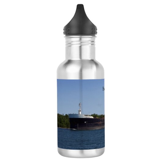 Büffel-Wasserflasche Edelstahlflasche (Links)