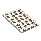 Büffel-Wurf-Notizbuch Notizblock (Rechte Seite)