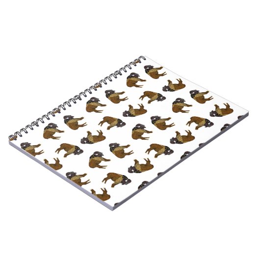 Büffel-Wurf-Notizbuch Notizblock (Linke Seite)