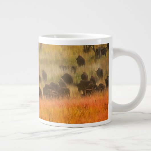 Büffel-Zusammenfassung Jumbo-Tasse (Rechts)