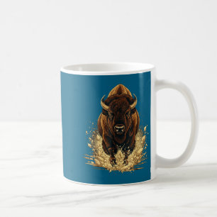 Büffelbüffel Amerikaner lieben Büffel für Mutter V Kaffeetasse
