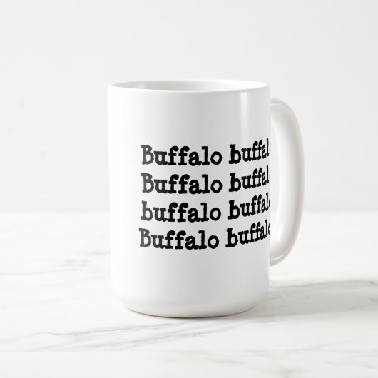 Büffelbüffel Büffelbüffel-Büffelbüffel Kaffeetasse (VorderseiteRechts)