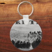 Büffelherde Schlüsselanhänger (Vorderseite)