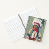 Büffelkalb Native American Notizblock (Innenseite)