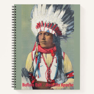 Büffelkalb Native American Notizblock