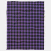 Büffelkariert Fleece-Decke Fleecedecke (Vorderseite)