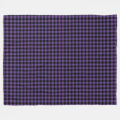 Büffelkariert Fleece-Decke Fleecedecke (Vorderseite (Horizontal))