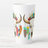 Büffelschädel-Emblem der Native Americans Milchtasse (Vorderseite)