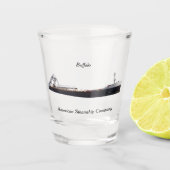 Büffelschussglas Schnapsglas (Vorderseite)