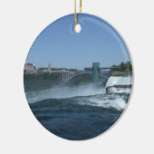 Büffelseite von Niagara Falls Keramikornament (Links)