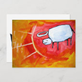 Büffelsonne Postkarte (Vorne/Hinten)